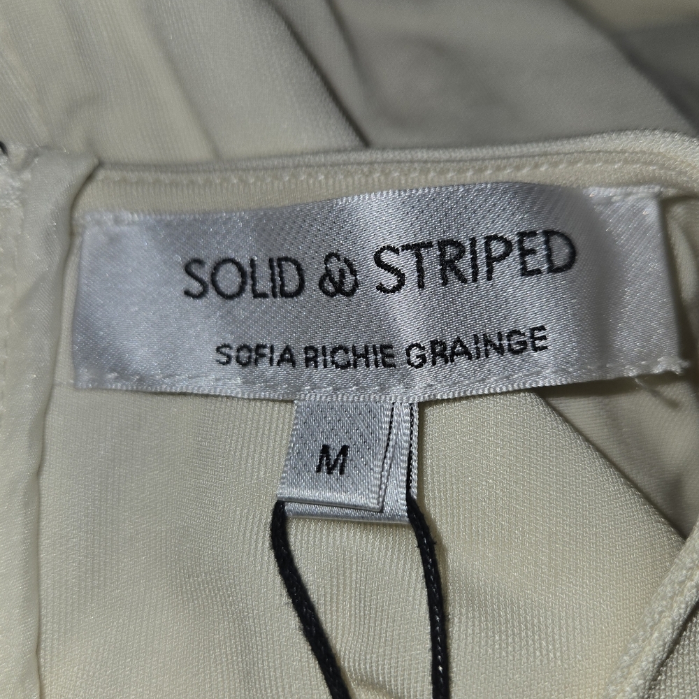 Solid & Striped x Sofia Richie Grainge The Jonati Dress in Ecru Size M - Picture 7 of 9